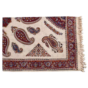 رومیزی قلمکار طرح بته جقه کد 100150-1