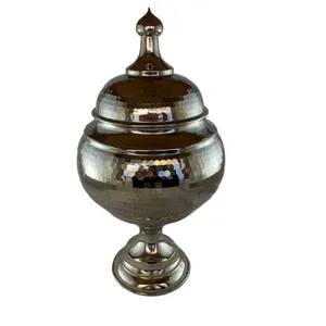 آجیل خوری مسی مدل خمره ای کد 2434