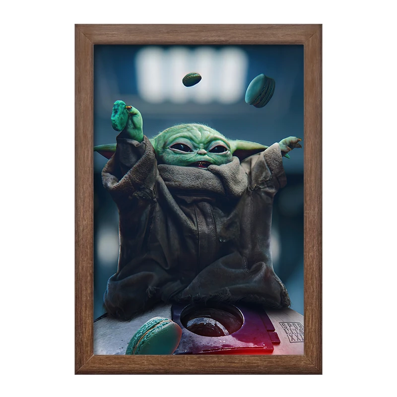 تابلو خندالو طرح یودا سریال جنگ ستارگان کد 26073