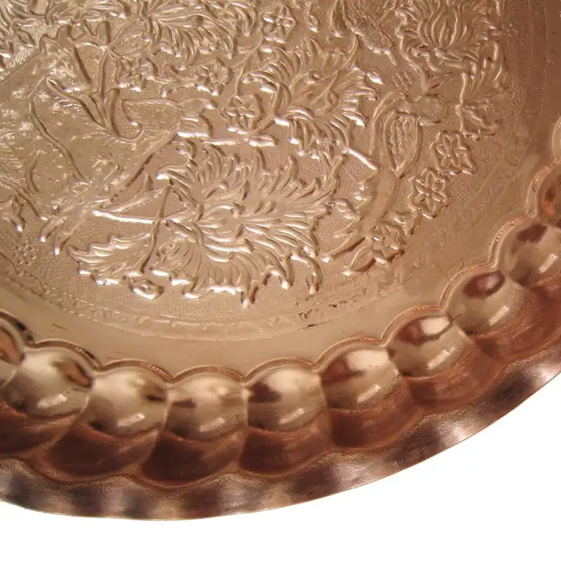 سینی مسی مدل طرح دار کد 3