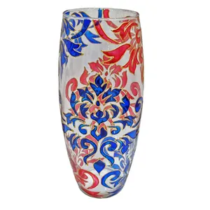 گلدان شیشه ای طرح ترنج کد 01