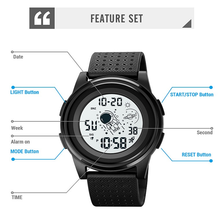 ساعت مچی دیجیتال بچگانه اسکمی مدل 1883