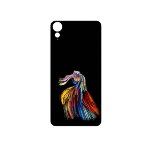 MAHOOT Rainbow Hair Digital Art Cover Sticker for HTC Desire 825