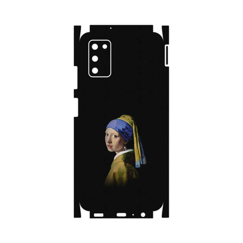 برچسب پوششی ماهوت مدل Girl with a Pearl Earring of Vermeer-FullSkin مناسب برای گوشی موبایل سامسونگ Galaxy A03S