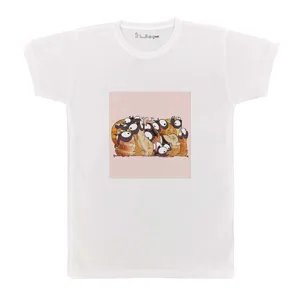 تی شرت بچگانه پرمانه طرح میچل ها کد pmt.1968