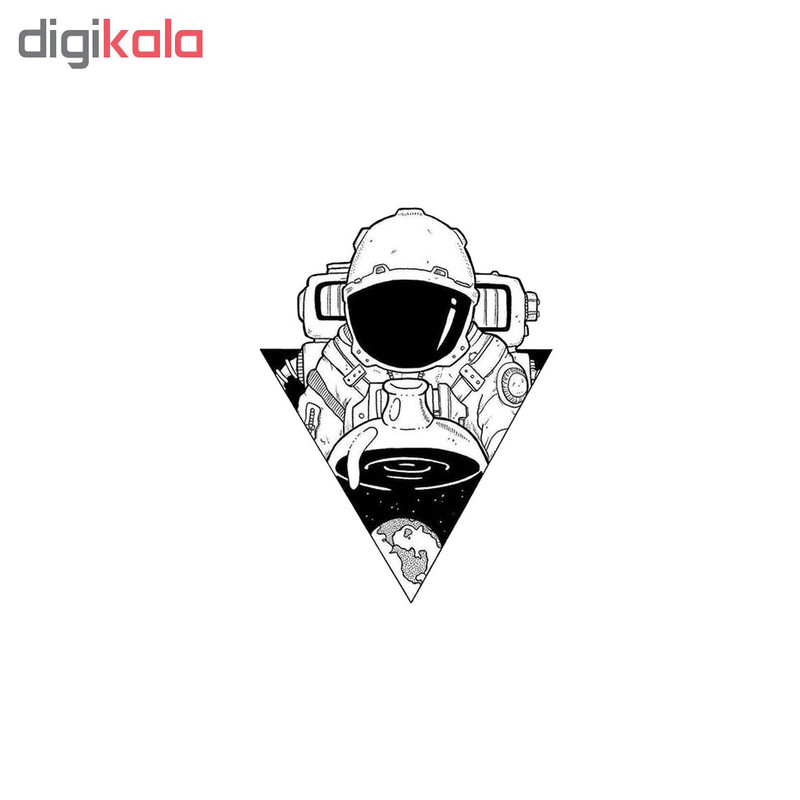 استیکر تزئینی موبایل طرح فضانورد کد 252