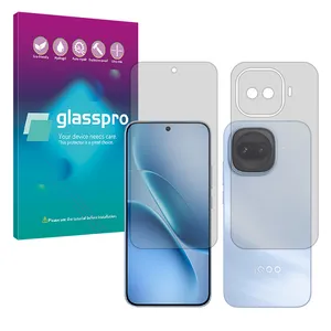 Glass Pro Hydrogel model Matte Screen Protector for Vivo IQOO Z11 Turbo mobile phone along with the back protector