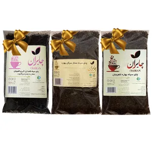 چای ایرانی سیاه سرگل و شکسته کلاسیک و قلم ارل گری چایران - 1200 گرم بسته 3 عددی