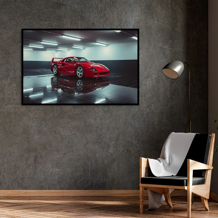 تابلو نوری بکلیت طرح ماشین فراری مدل B-D1987