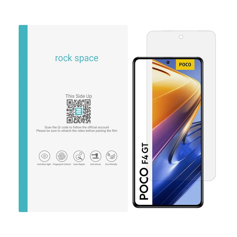 محافظ صفحه نمایش راک اسپیس مدل Hygel مناسب برای گوشی موبایل شیائومی Poco F4 GT