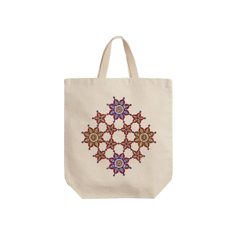 ساک خرید ترمه طراحان ایده مدل کاشی کد cfp1100 - S