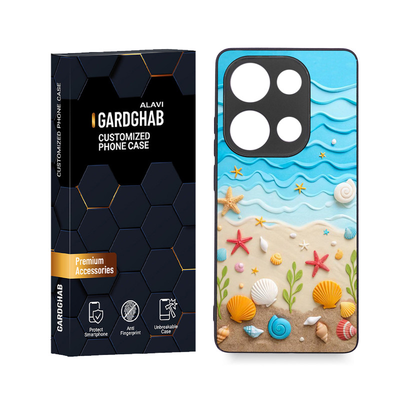 کاور گارد قاب علوی مدل دور ژله ای مناسب برای گوشی موبایل شیائومی Poco M6 Pro 4G