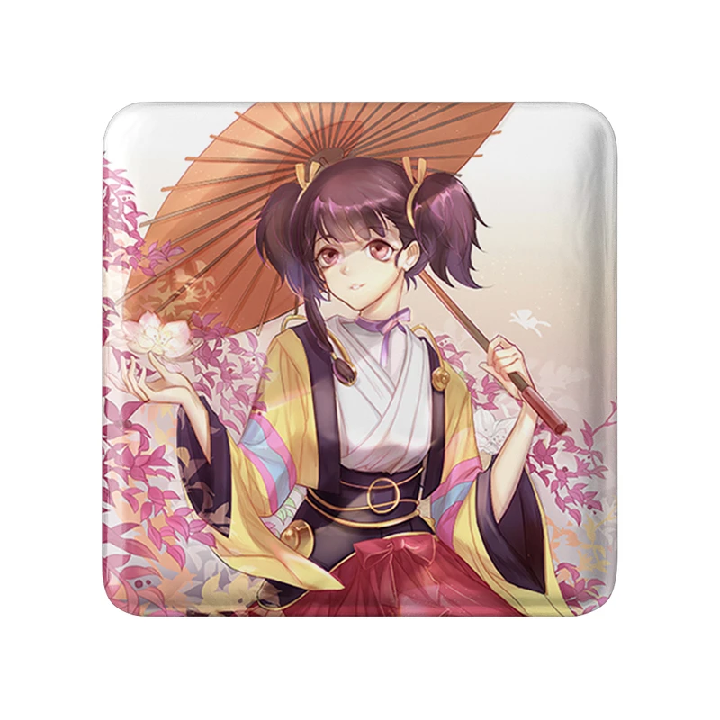 پیکسل خندالو طرح مومی انیمه کابانری Kabaneri مدل مربعی کد 35975