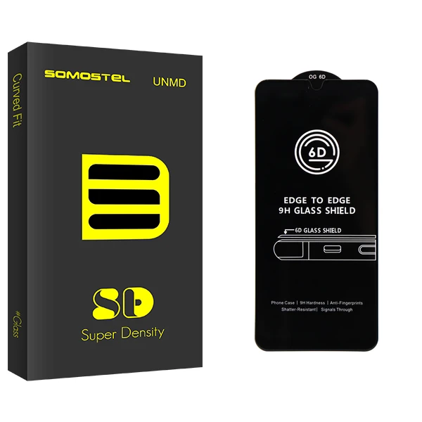 محافظ صفحه نمایش شیشه ای سوماستل مدل SD Pro_Airbag مناسب برای گوشی موبایل سامسونگ Galaxy A20