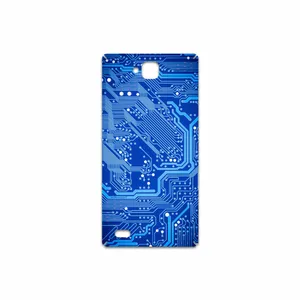 MAHOOT Blue Printed Circuit Board Cover Sticker for Honor 3C