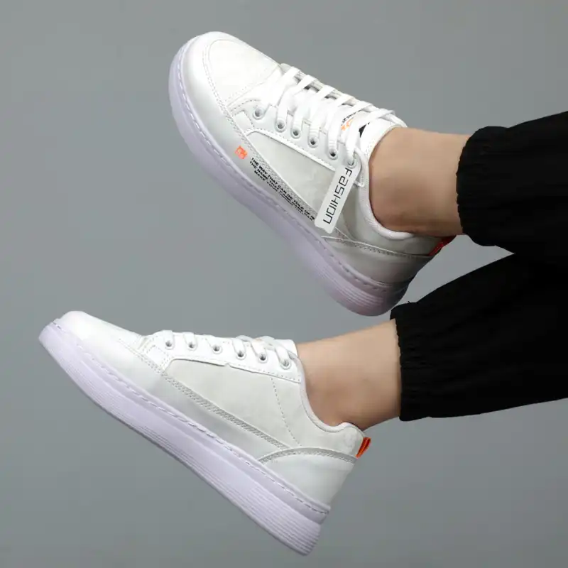 کفش روزمره زنانه مدل 359001901 اسپرت طرح ویدو رنگ سفید