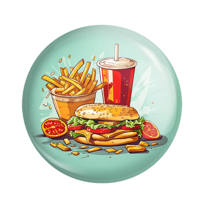 مگنت خندالو مدل فست فود (Fast Food) کد 36569