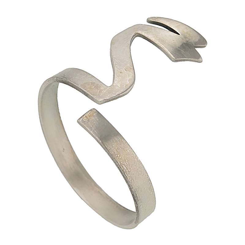 انگشتر نقره زنانه مدل KKK