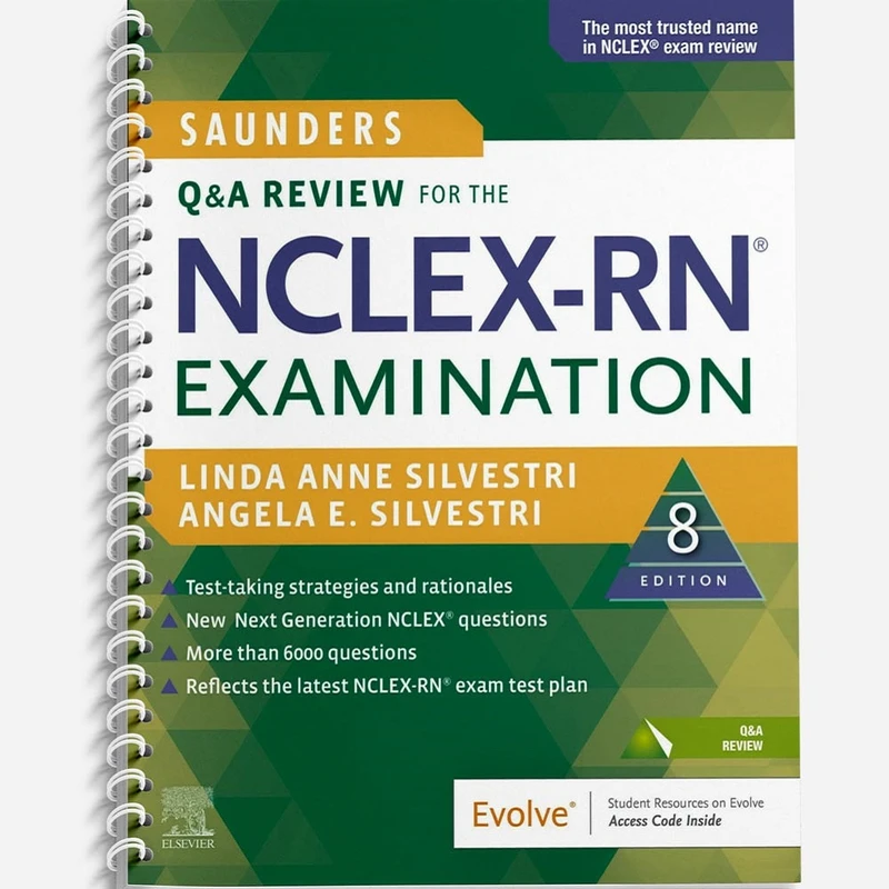 کتاب saunders q & a review اثر Linda Anne Silvestri انتشارات الزویر