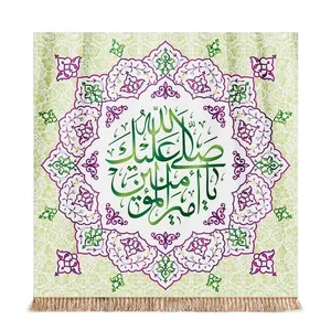 پرچم مدل کتیبه مذهبی طرح صلی الله علیک یا امیرالمومنین کد 30002208