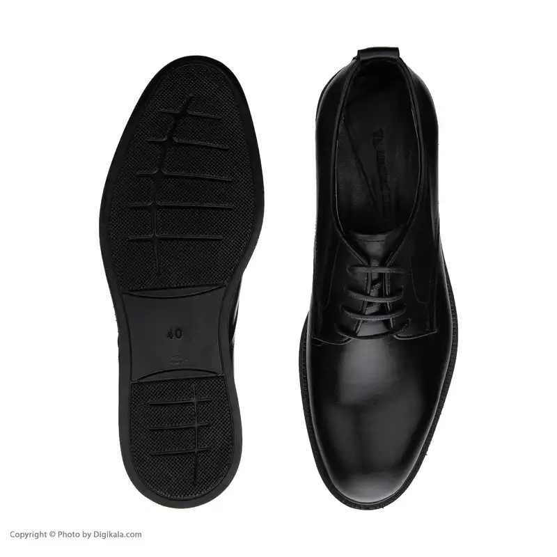 کفش روزمره مردانه چرم مشهد مدل J6196-001