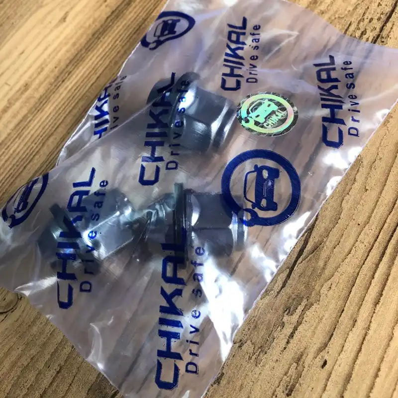 مهره چرخ خودرو چیکال مدل P-28 مناسب برای کیا ریو بسته 4 عددی