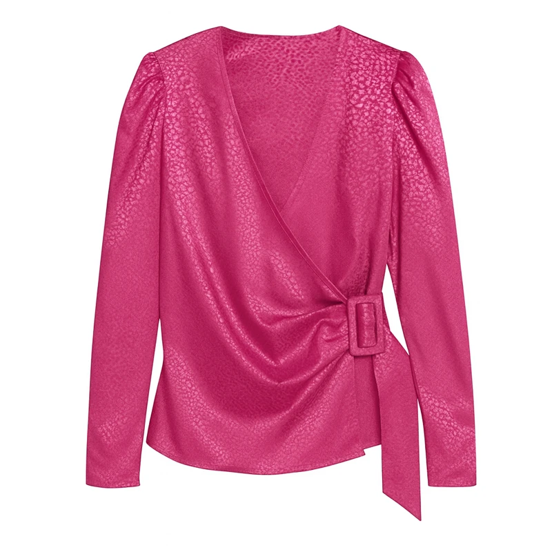 بلوز آستین بلند یقه هفت زنانه نکست مدل 21026248