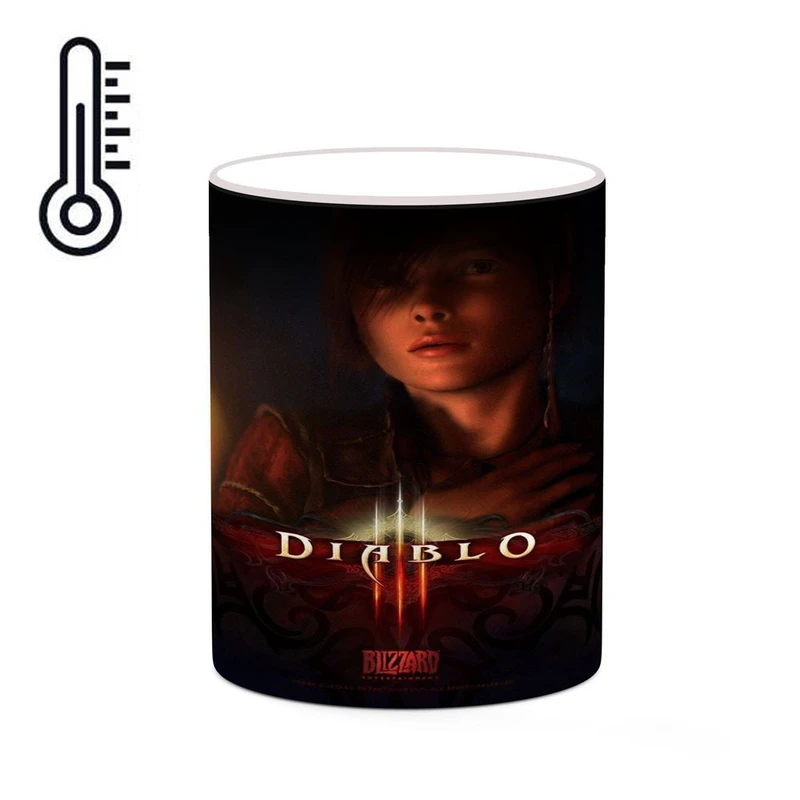 ماگ حرارتی کاکتی مدل بازی دیابلو Diablo 3 کد mgh29059