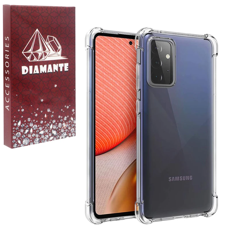 کاور دیامانته مدل بی رنگ مناسب برای گوشی موبایل سامسونگ Galaxy A72