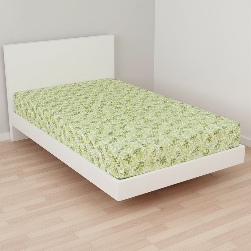 ملحفه نخ پنبه آدنو مدل صبا کد IR215 یک نفره سایز 90x200 سانتی‌متر