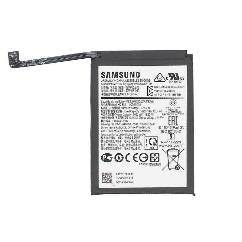 باتری موبایل مدل HQ-50S ظرفیت 4900 میلی آمپر ساعت مناسب برای گوشی موبایل سامسونگ GALAXY A02S