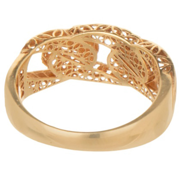 انگشتر طلا 18 عیار زنانه دوست خوب مدل dk268