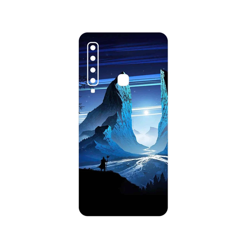 برچسب پوششی ماهوت مدل Blue Mountains Digital Art مناسب برای گوشی موبایل سامسونگ Galaxy A9 2018