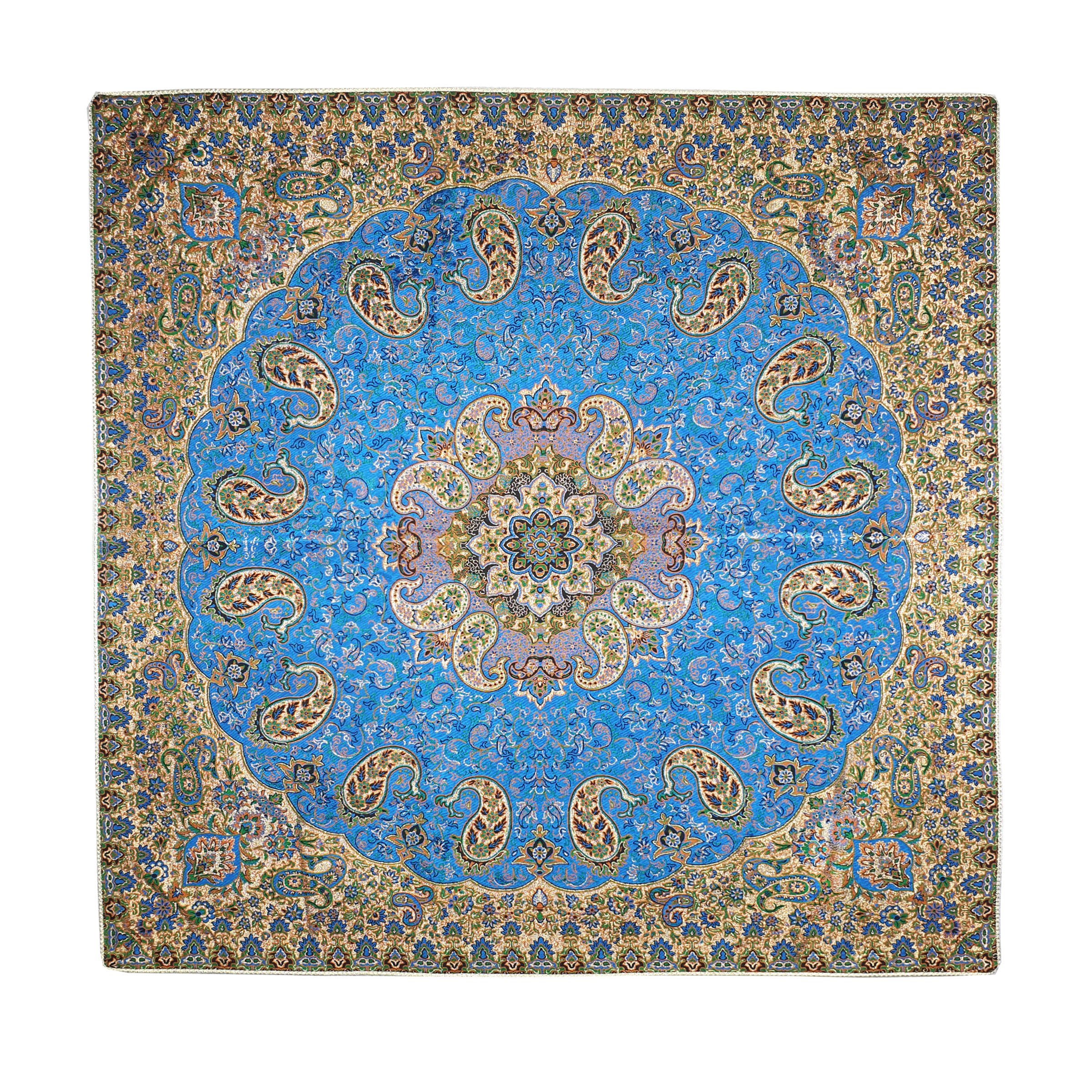 رومیزی ترمه ابریشمی مدل نسترن کد BSR1-1