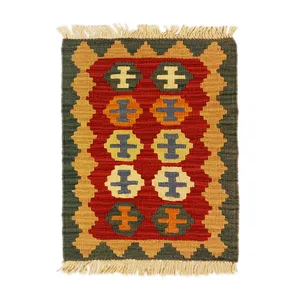 گلیم دستبافت نیم متری طرح شیرازی کد 60403