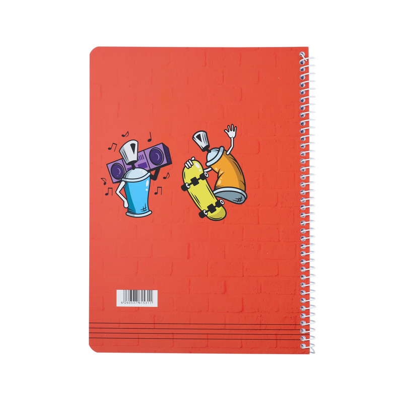 دفتر زبان 60 برگ سم مدل Street Life