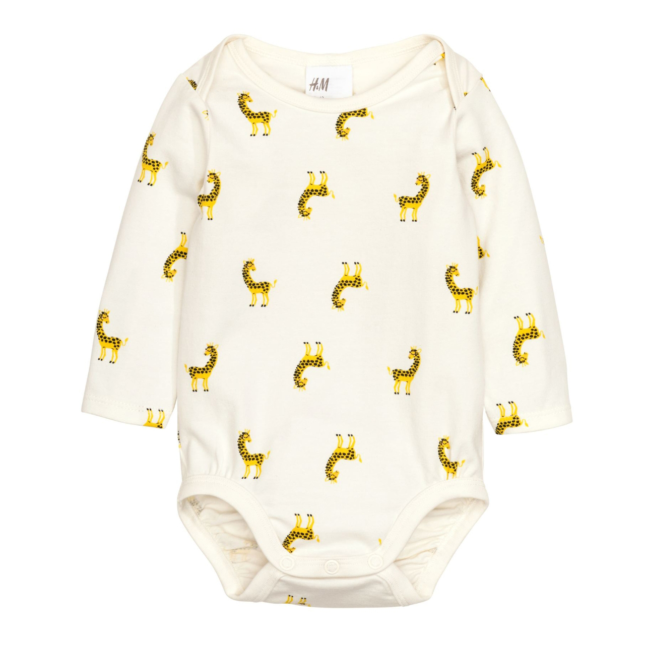 بادی آستین بلند نوزادی اچ اند ام کد 817