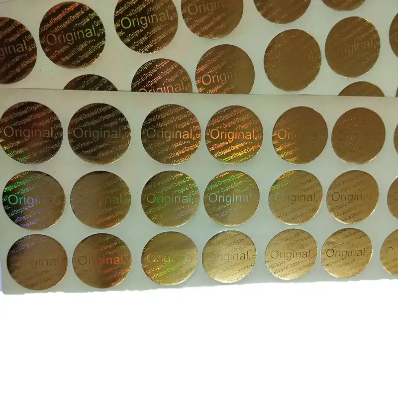 برچسب مدل هولوگرام اورجینال طرح دایره بسته 144 عددی