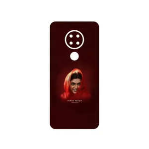 MAHOOT Portrait of an Indian Woman Cover Sticker for Nokia 7.2