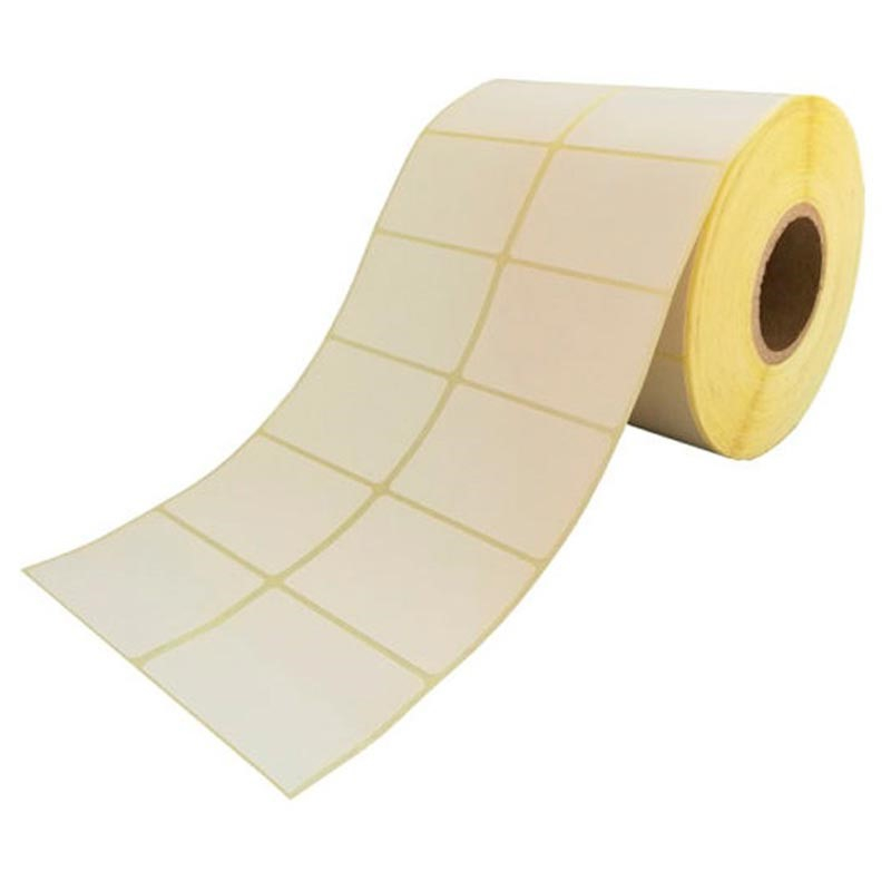 برچسب پرینتر لیبل زن بردار مدل دو ردیفه سایز 30x45 بسته 4000 عددی