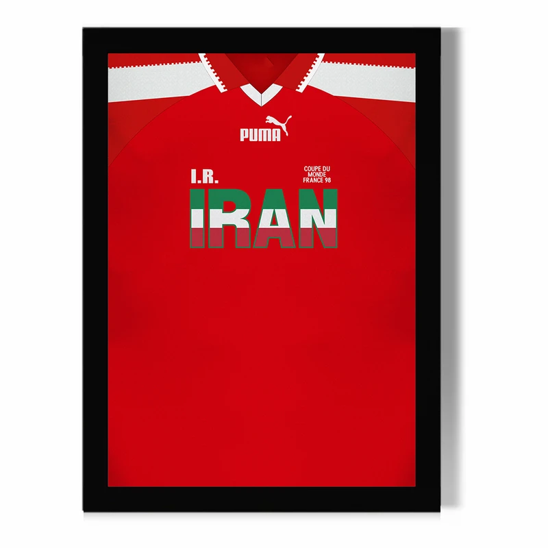 تابلو مدل دیواری طرح کیت کلاسیک تیم ملی ایران کد FD620