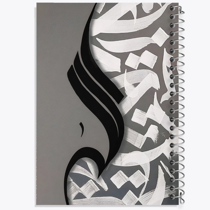 دفتر ژورنال نویسی 50 برگ خندالو مدل نقطه ای طرح تایپوگرافی کد F5047