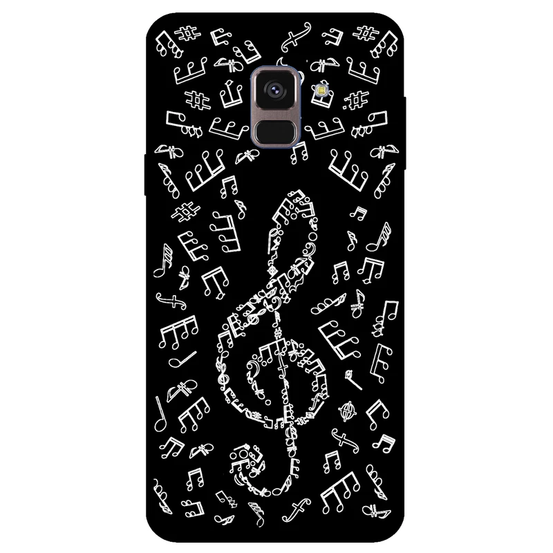 کاور مگافون طرح نوت موسیقی مدل 1370 مناسب برای گوشی موبایل سامسونگ Galaxy J6 2018   