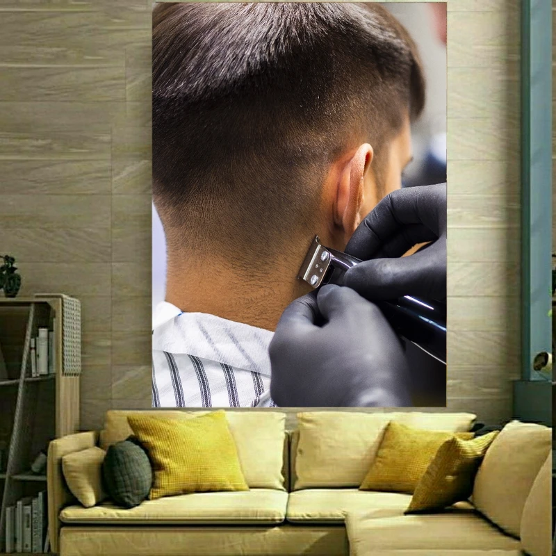پوستر دیواری طرح آرایشگاه مردانه کد FP479