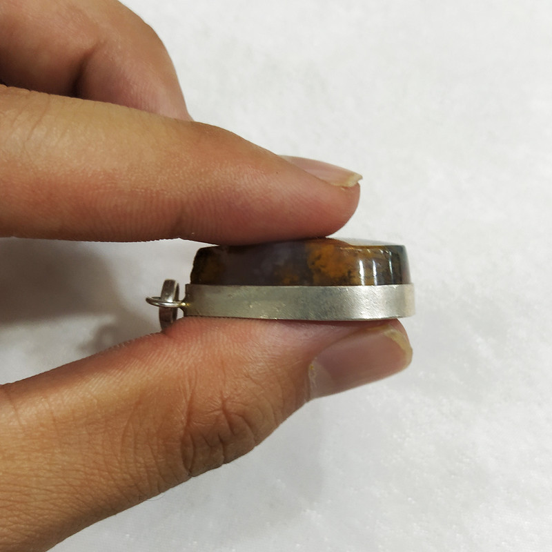 آویز گردنبند نقره زنانه سلین کالا مدل عقیق شجر ce-As3 آویز گردنبند نقره زنانه سلین کالا مدل عقیق شجر ce-As3