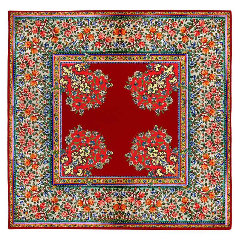 رومیزی طرح گل ریز کد 9987.1