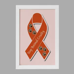 تابلو خندالو مدل حمایت از حیوانات کد 27373