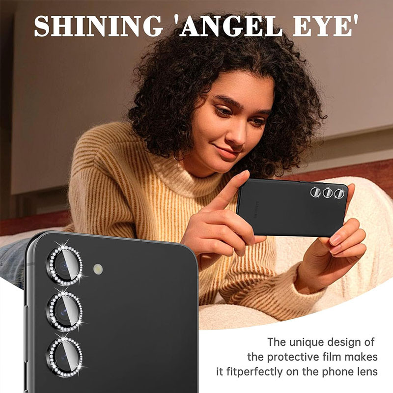 محافظ لنز دوربین مسیر مدل Diamond Lens مناسب برای گوشی موبایل سامسونگ Galaxy A25 5G