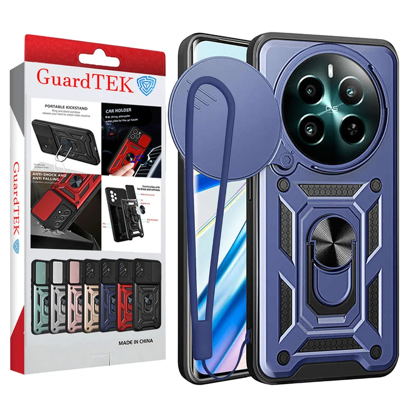 کاور گاردتک اساک مدل Dcamp2 Strap مناسب برای گوشی موبایل ریلمی Realme 12 Pro / 12 Plus 5G به همراه بند