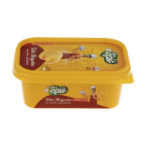 کره گیاهی زعفرانی غنچه پلاس - 250 گرم 